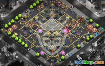 Top Copy Base Layout for TH17 in Clash of Clans #54564