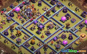 Top Copy Base Layout for Town Hall 15 #53608