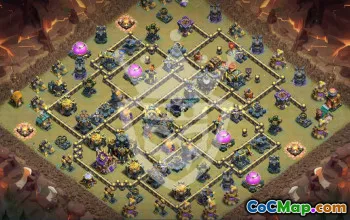 Top Copy Base Layout for Town Hall 17 #54389