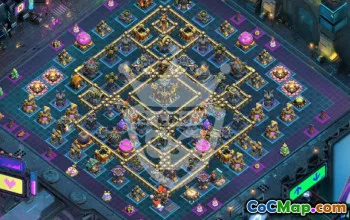 Top Copy Base Layout for Town Hall 17 #54470