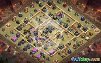 Top Copy Base Layout for Town Hall 17 #54574