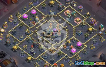 Top Copy Base Layout for Town Hall 17 #54755