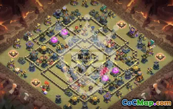 Top Copy Base Layout for Town Hall 17 #54880