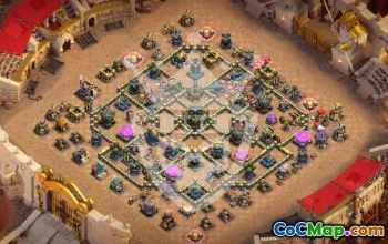 Top Copy Base Layout for Town Hall 17 #54902