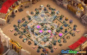 Top Copy Base Layout for Town Hall 17 #54989