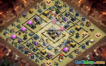 Top Copy Base Layout for Town Hall 17 #55120