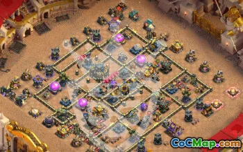 Top Copy Base Layout for Town Hall 17 #56135