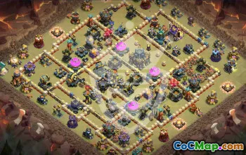 Top Copy Base Layout for Town Hall 17 #56157