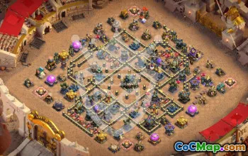 Top Copy Base Layout for Town Hall 17 #56362