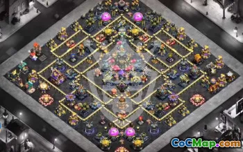 Top Copy Base Layouts for Clash of Clans T17 #54462