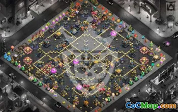 Top Copy Base Layouts for Clash of Clans TAH 17 #54876