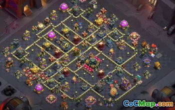 Top Copy Base Layouts for Clash of Clans TH17 #53266