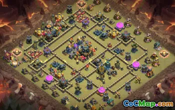 Top Copy Base Layouts for Clash of Clans TH17 #53638