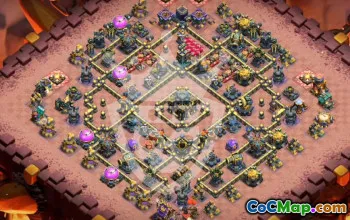 Top Copy Base Layouts for Clash of Clans TH17 #55030