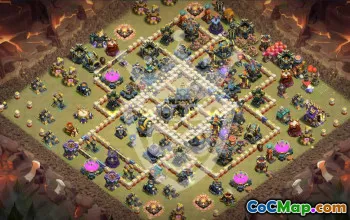 Top Copy Base Layouts for Clash of Clans TH17 #56191