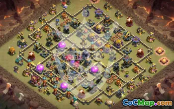 Top Copy Base Layouts for Clash of Clans TH17 #56993