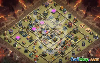 Top Copy Base Layouts for CoC Town Hall 17 #53228
