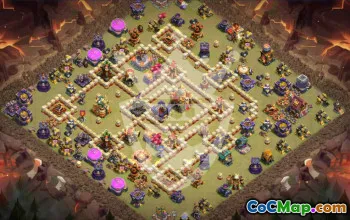 Top Copy Base Layouts for TH16 in Clash of Clans #53926