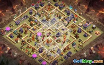 Top Copy Base Layouts for TH16 in Clash of Clans #53957