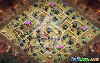 Top Copy Base Layouts for TH17 Clash of Clans #54073