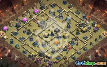 Top Copy Base Layouts for Town Hall 17 #53145