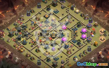 Top Copy Base Layouts for Town Hall 17 #53333