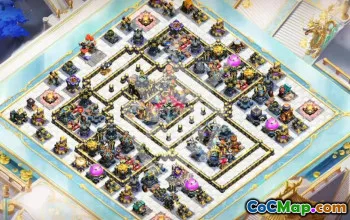 Top Copy Base Layouts for Town Hall 17 #53424