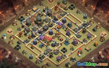 Top Copy Base Layouts for Town Hall 17 #53566