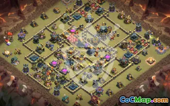 Top Copy Base Layouts for Town Hall 17 #53737