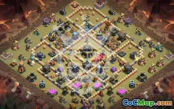 Top Copy Base Layouts for Town Hall 17 #53756