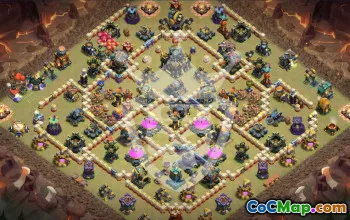 Top Copy Base Layouts for Town Hall 17 #54412