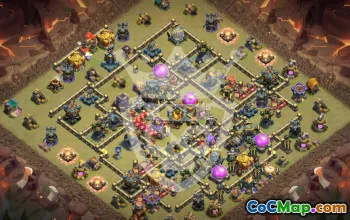 Top Copy Base Layouts for Town Hall 17 #54442