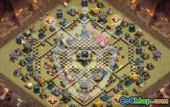 Top Copy Base Layouts for Town Hall 17 #54777