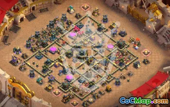 Top Copy Base Layouts for Town Hall 17 #55228