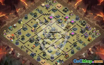 Top Copy Base Layouts for Town Hall 17 #55948