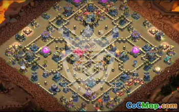 Top Copy Base Layouts for Town Hall 17 #56083