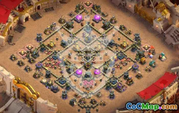 Top Copy Base Layouts for Town Hall 17 #56142