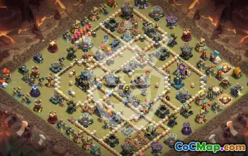 Top Copy Base Layouts for Town Hall 17 #56260