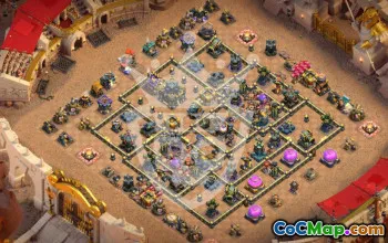 Top Copy Base Layouts for Town Hall 17 #56274