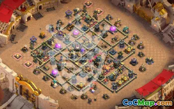 Top Copy Base Layouts for Town Hall 17 #56311