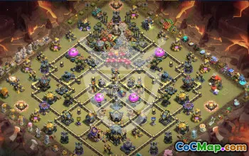 Top Copy Base Layouts for Town Hall 17 #56582