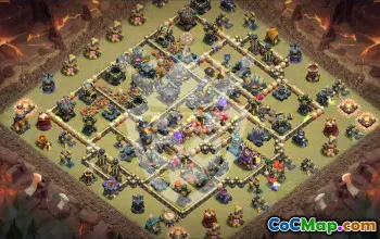 Top Copy Base Layouts for Town Hall 17 #56586