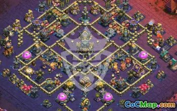 Top Copy Base Layouts for Town Hall 17 #56638