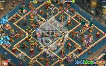 Top Copy Base Layouts for Town Hall 17 #56865