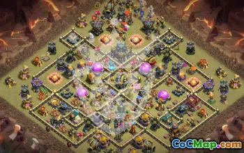 Top Copy Base Layouts for Town Hall 17 #57227