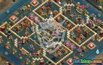 Top Copy Base Layouts for Town Hall 17 #57234