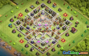 Top Copy Town Hall 11 Base Layouts #54003