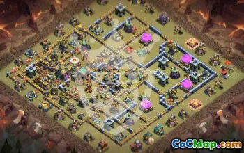 Top Copy Town Hall 14 Base Layouts #52615