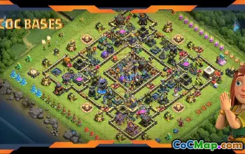 Top Farming Base TH18 with Link #55508
