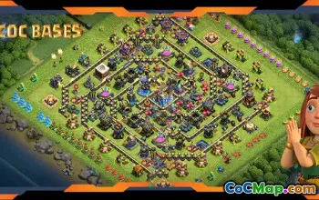 Top Farming Base TH18 with Link - Clash of Clans #55499